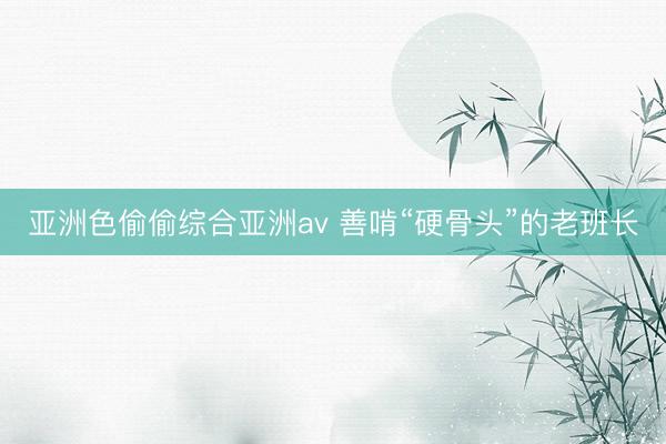 亚洲色偷偷综合亚洲av 善啃“硬骨头”的老班长