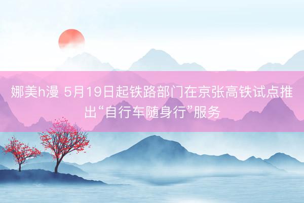 娜美h漫 5月19日起铁路部门在京张高铁试点推出“自行车随身行”服务
