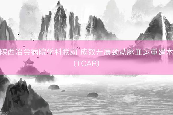 陕西冶金病院学科联动 成效开展颈动脉血运重建术(TCAR)