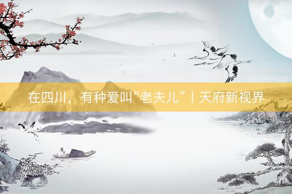 在四川，有种爱叫“老夫儿”丨天府新视界